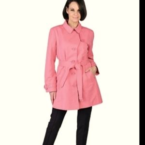 New Guillaume blush pink trench coat